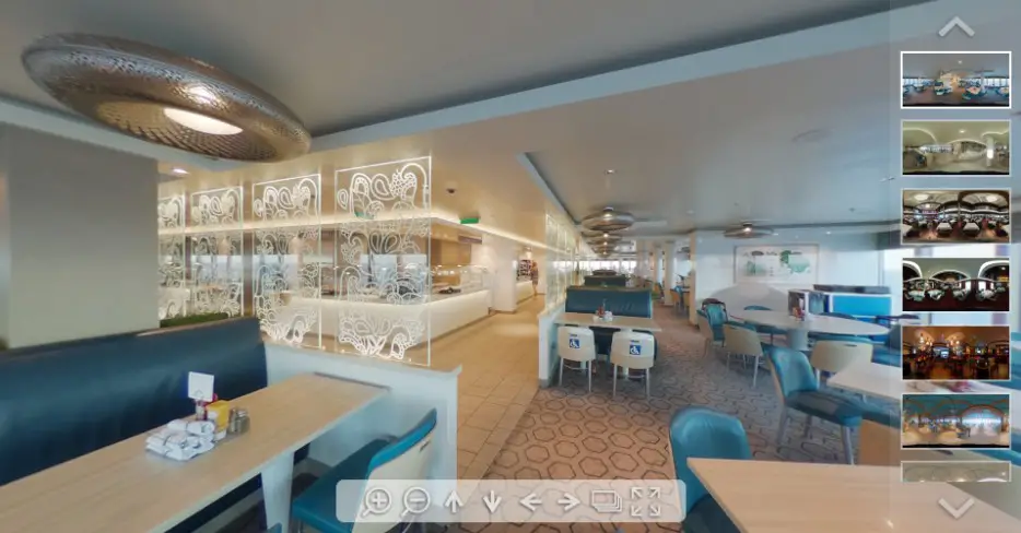 Norwegian Getaway: 360-Grad-Panoramabilder Restaurants