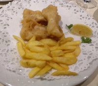 Mittagessen: Fish and Chips