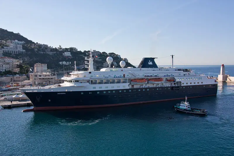 DIe Minerva von Swan Hellenic Cruises, 2011 in Nizza