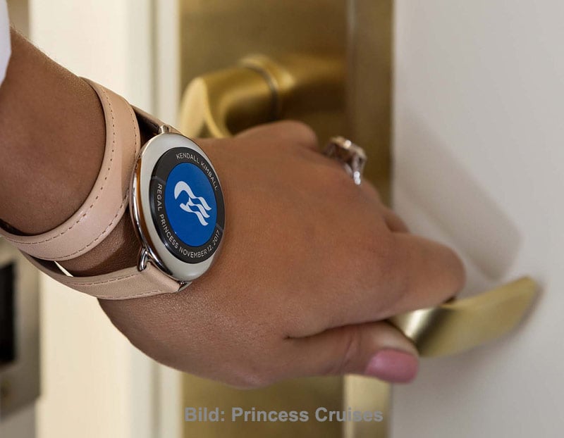 Das Ocean Medaillion als elegantes Armband (Bild: Princess Cruises)