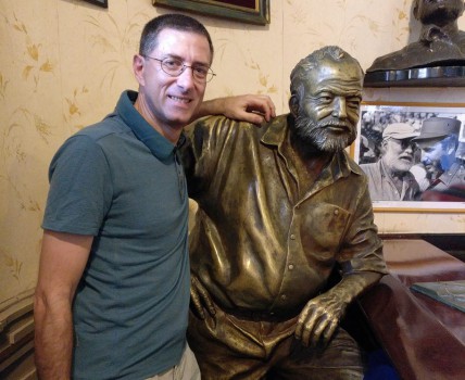 Selfie mit Ernest Hemingway - ich konnte nicht widerstehen ...