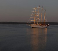 Sonnenaufgang in der Bucht von Cienfuegos