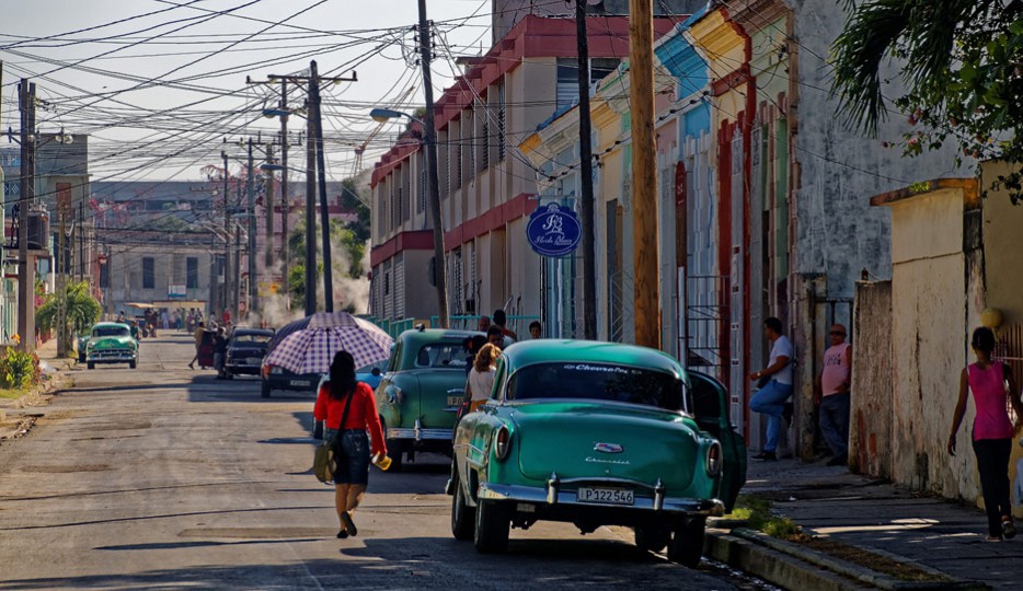 Seitenstraße in der historischen Altstadt Cienfuegos
