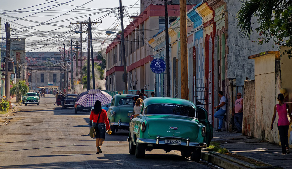 Seitenstraße in der historischen Altstadt Cienfuegos