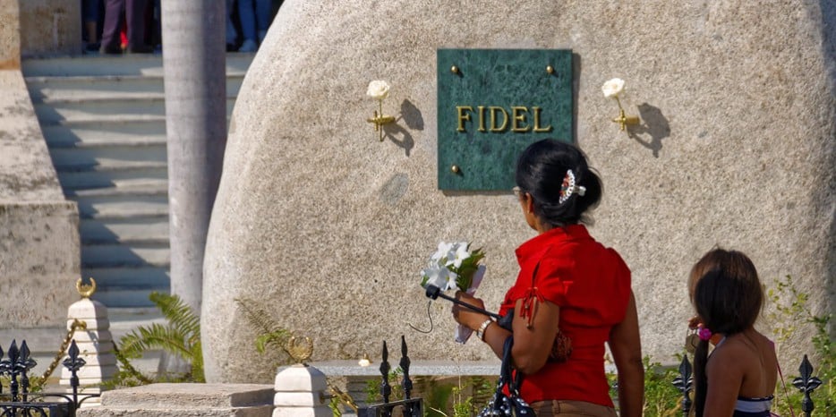 Das Grab von Fidel Castro in Santiago de Cuba