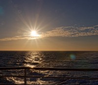 Sonnenuntergang vor Guantanamo Bay