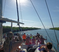 Katamaran-Ausflug nach Cayo Blanco