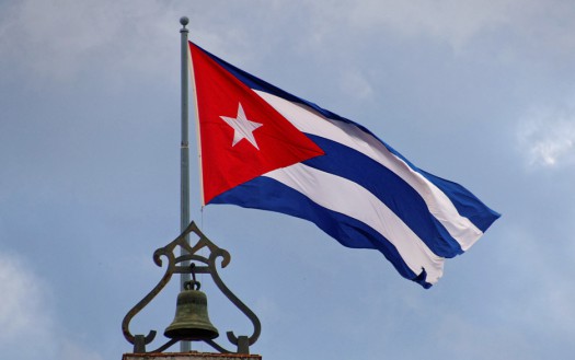 die kubanische Flagge
