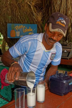 Die beste Pina Colada fanden wir am Soroa-Wasserfall