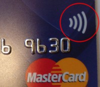 Kreditkarte mit NFC-Funktion