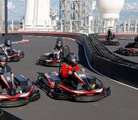 Gokart-Bahn der Norwegian Joy