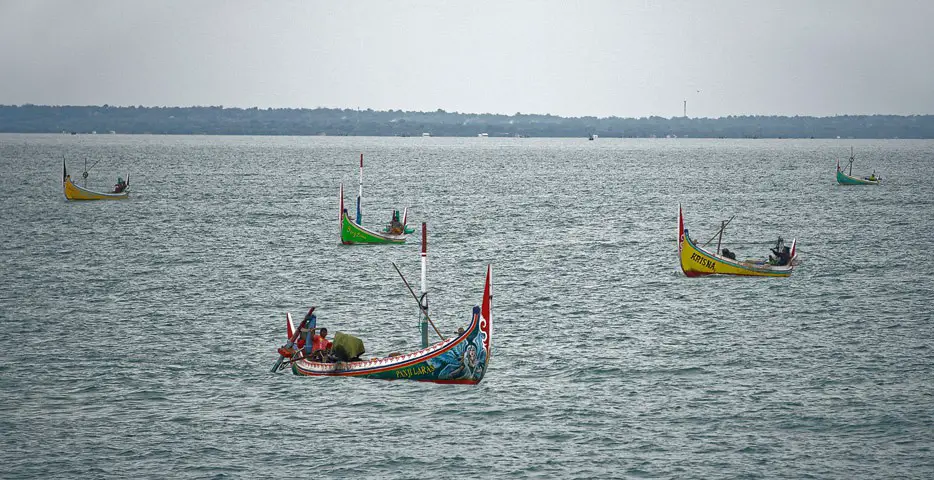 Fischerboote bei Gili Genteng