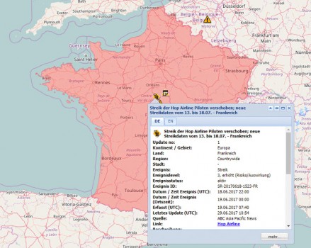 Rechtzeitig Bescheid wissen, beispielsweise über Streiks im Flugverkehr (Bild-Quelle: A3M)