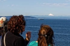 Das Offensichtliche: der Blick übers Meer bis zum Horizont