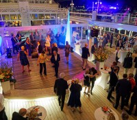 Tanz am Lido-Deck der Europa