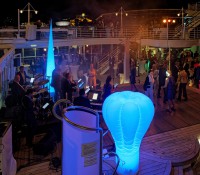 Tanz am Lido-Deck der Europa