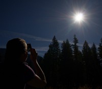 Sonnenfinsternis am 21. August im Mount Rainier National Park