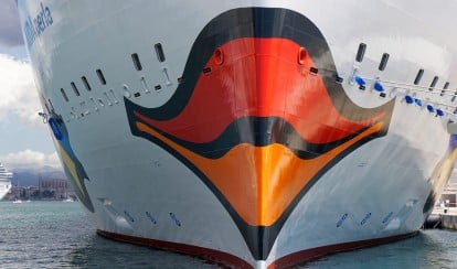 Roter Kussmund: Markenzeichen aller AIDA-Schiffe