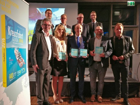 Die Preisträger der Kreuzfahrt Guide Awards 2017.