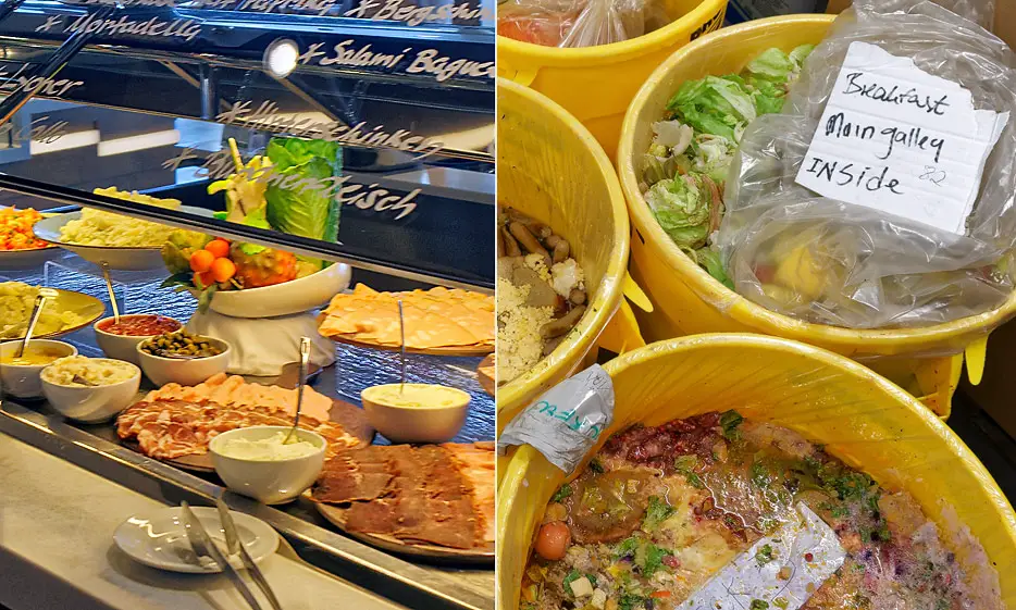 Food Waste auf Kreuzfahrtschiffen: Volles Buffet, volle Mülltonnen?