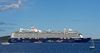 Mein Schiff 6 in Bar Harbor, Neuengland