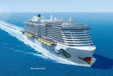 Computer-Rendering der Helios-Klasse von AIDA (Bild: Meyer Werft)
