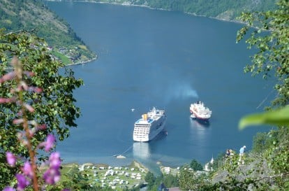 Geirangerfjord: spätestens ab 2026 nur noch emissionsfrei befahrbar