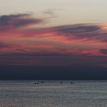 Sonnenaufgang am Ätna vor Aci Trezza