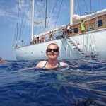 Baden direkt von der Rhea aus