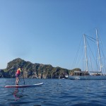 Wassersport an den Fariglioni di Lipari