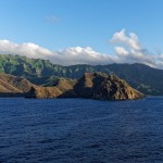 Einlaufen in die Bucht von Taiohae