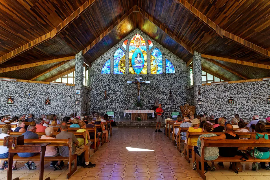 die Kirche in Vaitahu