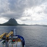 Aranui 5 erreicht Bora Bora
