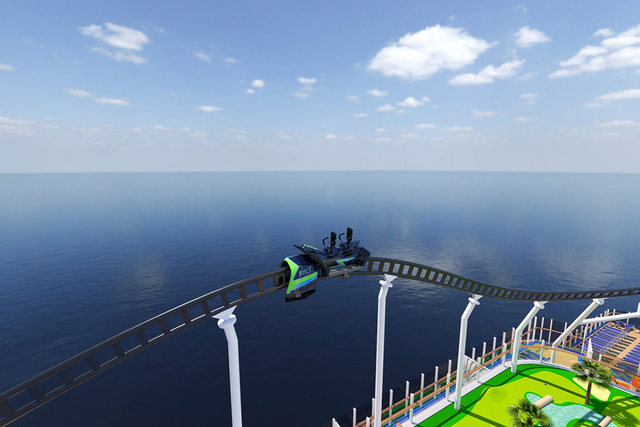 "Bolt"-Achterbahn der Mardi Gras von (Bild: Carnival Cruise Line)