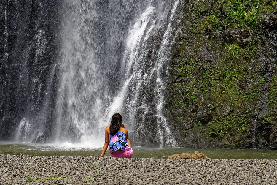 Wasserfall in Tahiti