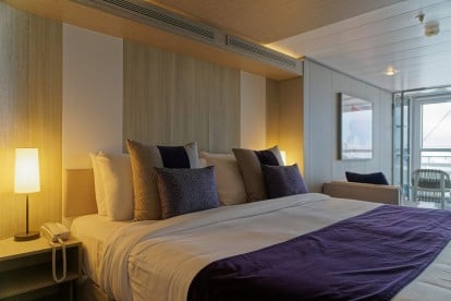 Balkonkabine der Celebrity Edge mit Infinite Veranda