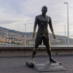 Ronaldo-Statue im Hafen