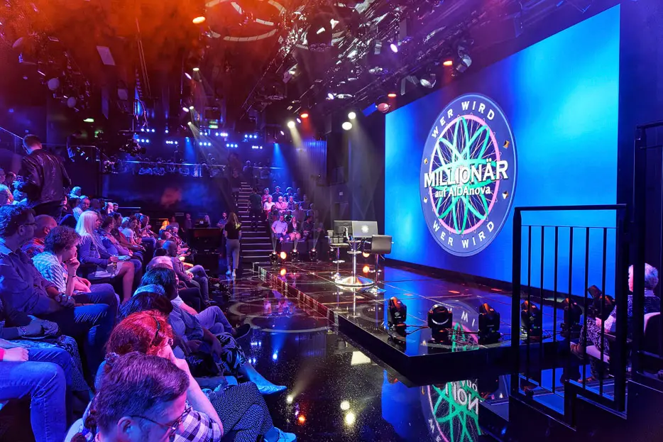 Studio X TV-Studio - Show "Wer wird Millionär?"