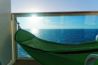 Balkon-Kabine 12135 - Balkon mit Hängematte