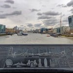 Die Themse in London, Blick von der Tower Bridge