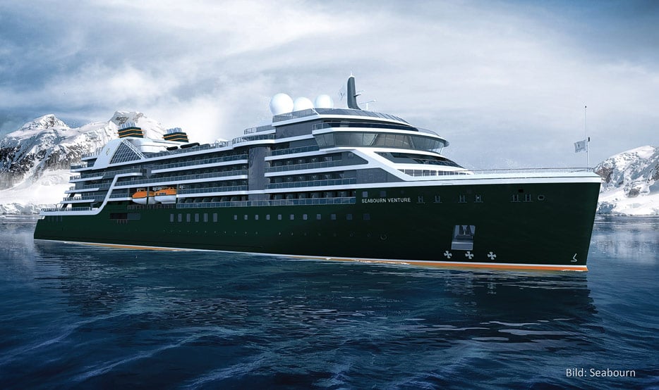 Computer-Rendering der Seabourn Venture (Bild: Seabourn)