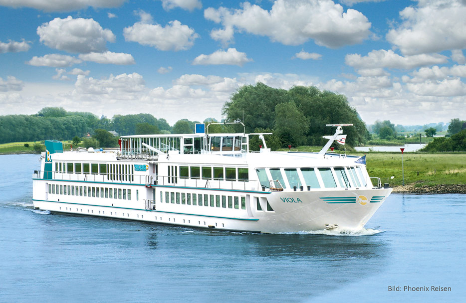 Barrierefreies Flusskreuzfahrtschiff Viola (Bild: Phoenix Reisen)