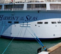 Markierungen für die Pods der Harmony of the Seas