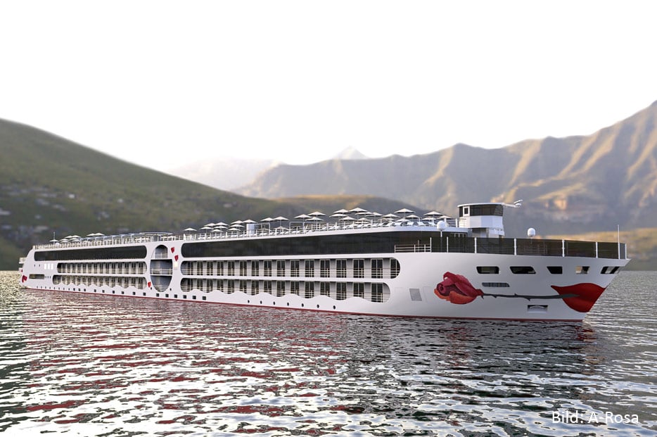 Rendering des A-Rosa E-Motion-Ships