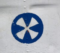 Markierung für Schiffspropeller