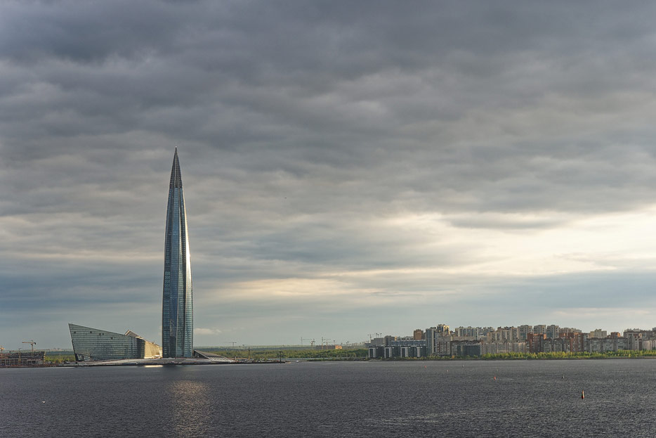 Das Lakhta-Center, Europas höchstes Hochhaus