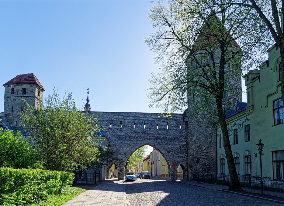 Tallinns historische Stadtmauern