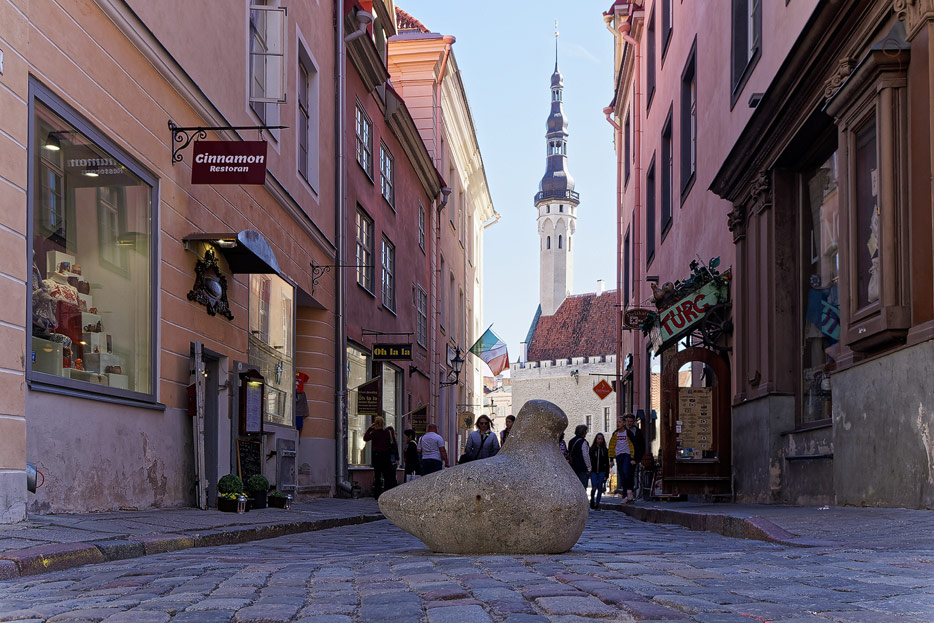 in den Gassen der Unterstadt Tallinns