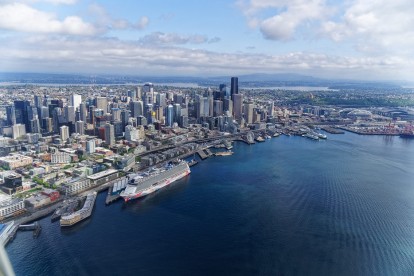 Flug über Seattle mit Kenmore Air