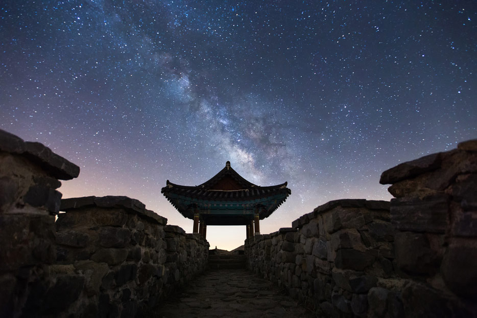 Sternenhimmel über Korea